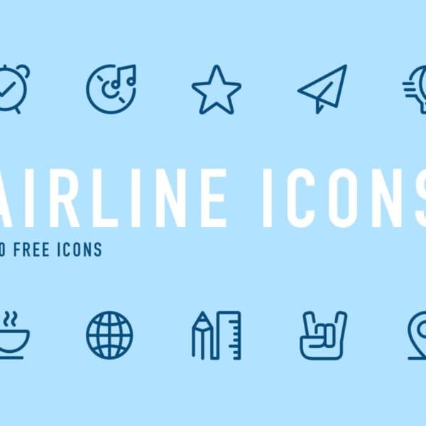 100 Airline Icons